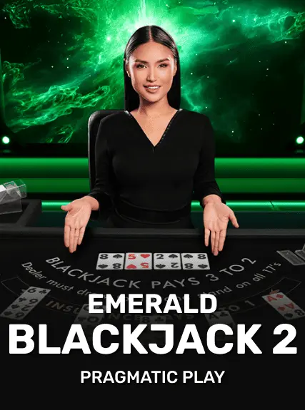 Emerald Blackjack 2 game tile